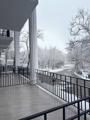 Vue depuis le balcon
