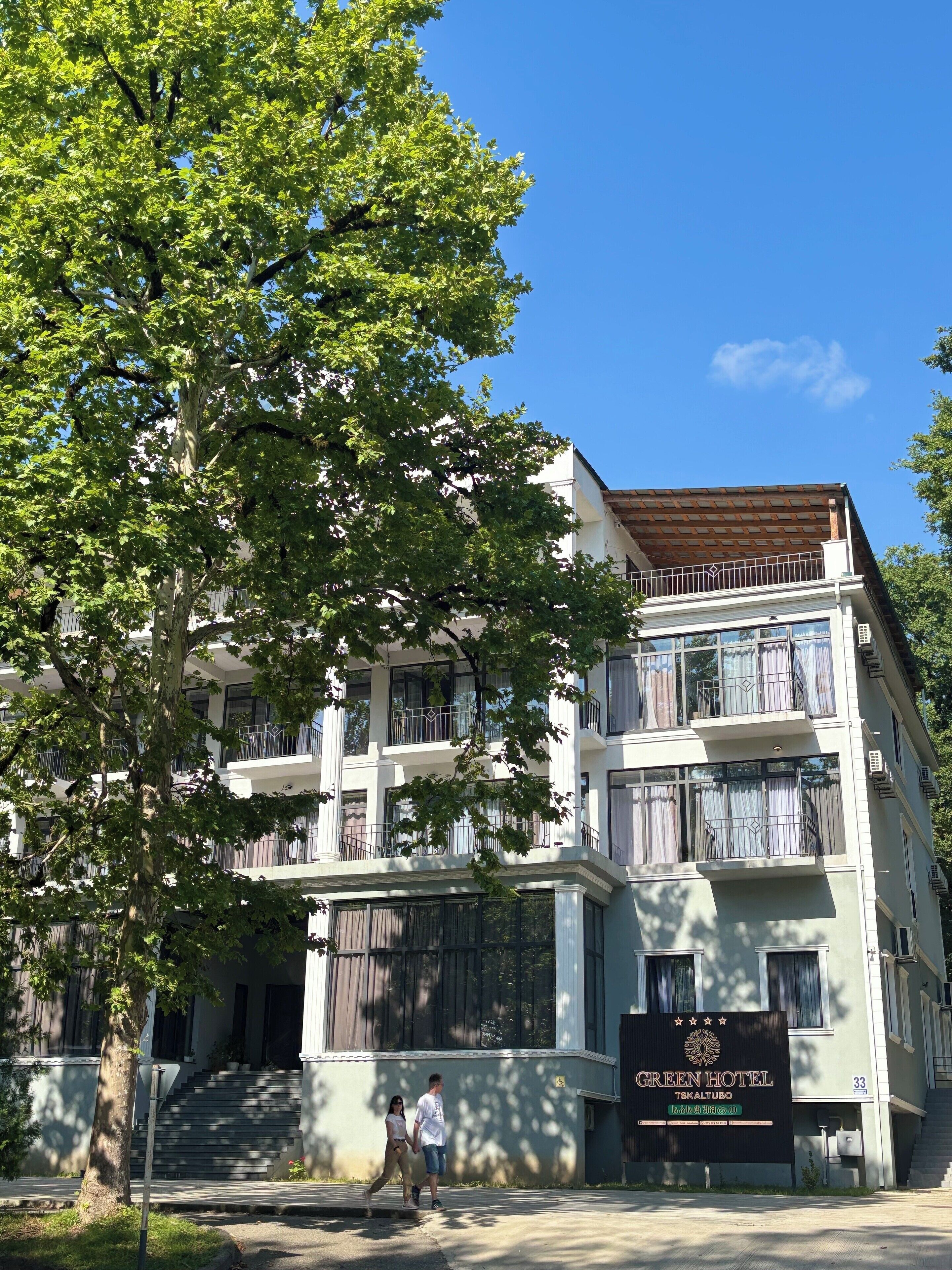 Façade de l’hébergement