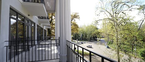 Blick vom Balkon