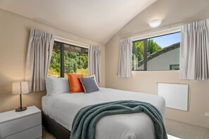 3 bedrooms, iron/ironing board, travel cot, WiFi