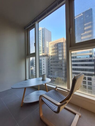 Center of Gangnam, Main Avenue Balcony view Apartment
