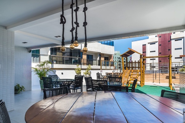 Apartamento básico | Restaurante al aire libre