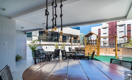 Apartamento básico | Opções para refeição ao ar livre