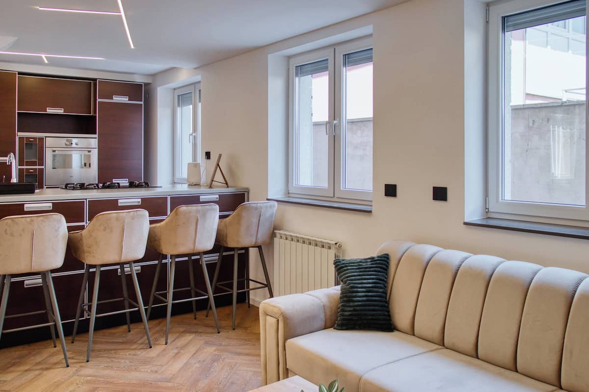 Deluxe Apartment, 2 Bedrooms | Laptop workspace, free WiFi, bed sheets