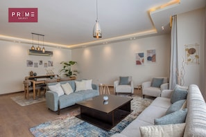 Apartment, 2 Bedrooms | Living area