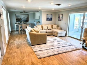 Smart-tv en een kantoor