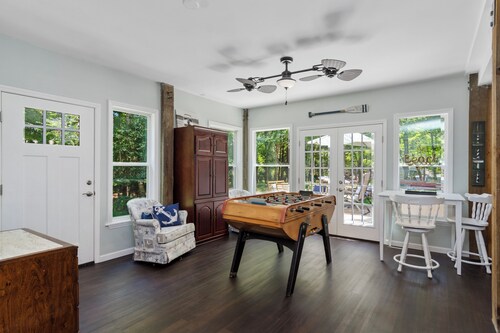 Spacious 3BR w/ Hot Tub, Game Room & Golf Cart – Pet Friendly Getaway!