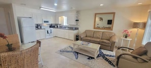 Condo, Multiple Beds, Patio, Pool View (Campeche Retreat #12) | Living area | 42-inch flat-screen TV with digital channels