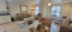 Living area - Campeche Retreat #12 (South Padre Island)