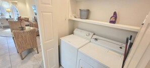 Condo, Multiple Beds, Patio, Pool View (Campeche Retreat #12) | Laundry