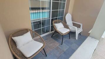 Condo, Multiple Beds, Patio, Pool View (Campeche Retreat #12) | Terrace/patio