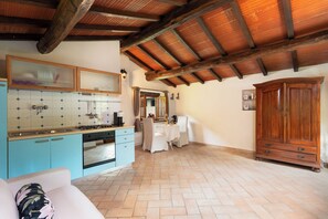 Villa, Garden View | Private kitchen