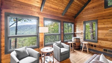 TV connectée, cheminée