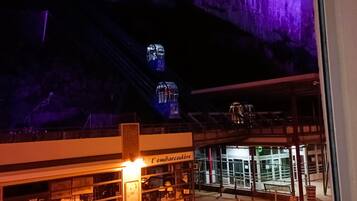 Vue depuis lâhĂ©bergement