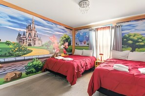 5 slaapkamers, een strijkplank/strijkijzer, internet, beddengoed