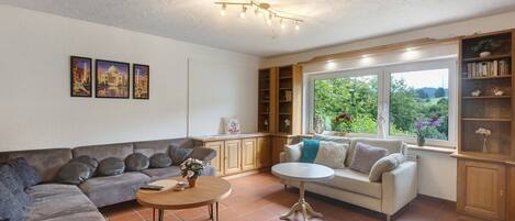 Télévision, cheminée, chaßne hi-fi