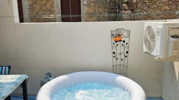 Premium Double Room, City View | Terrace/patio
