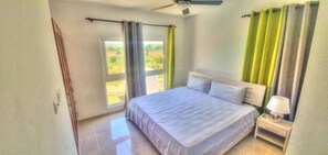 2 bedrooms, in-room safe, iron/ironing board, free WiFi