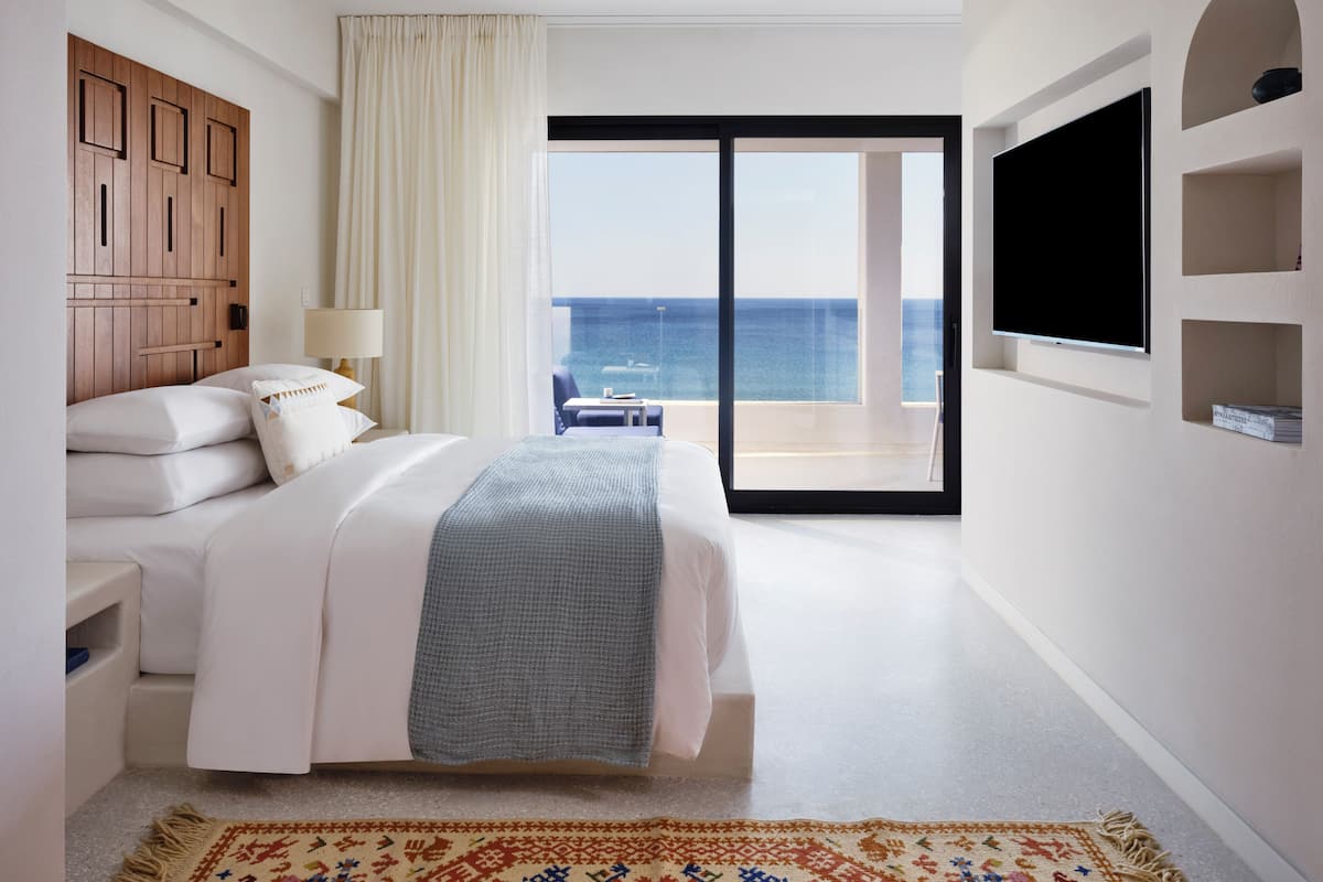 Panoramic Suite Sea View | Caja de seguridad en la habitación, cortinas blackout y cunas gratuitas