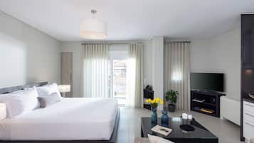 Standard Apartment, Balcony, City View | In-room safe, laptop workspace, blackout curtains, soundproofing