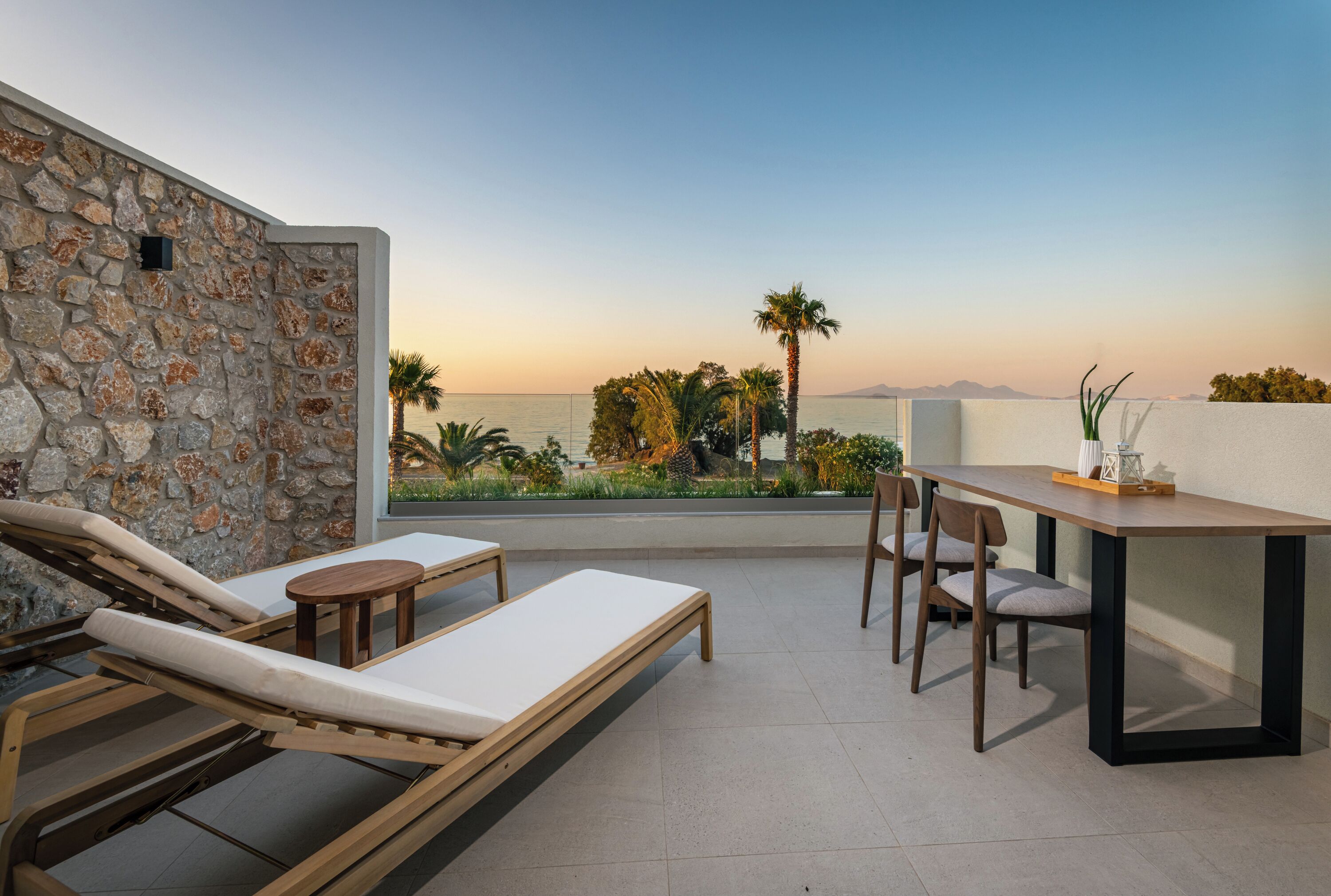 Superior Apartment, Sea View | Terrace/patio