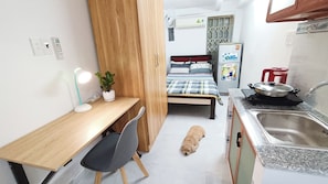 Desk, iron/ironing board, free WiFi