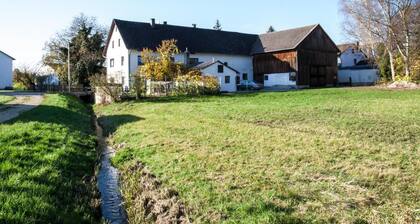Ferienhaus 'Am Sallingbach' mit Balkon und WLAN