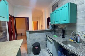 Private kitchen -  chalet with AC at Casablanca Resort, Hurghada Concierge with Side Sea View (Hurghada)