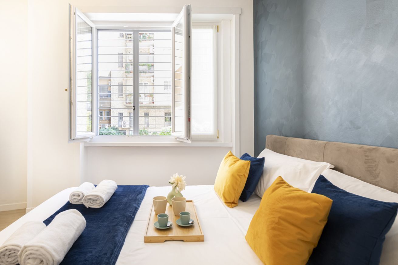 4 soverom, strykejern/-brett og sengetøy