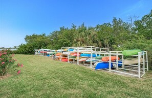 Sun loungers, beach towels