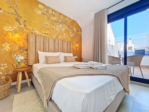 3 室のベッドルーム、アイロン / アイロン台、WiFi (無料)、ベッドシーツ