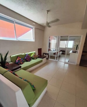 Apartment, 2 Bedrooms | Living area