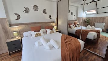 3 slaapkamers, beddengoed