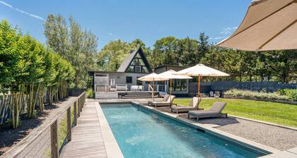 Chic Shelter Island A-Frame with Private Pool, Stylish Interiors, and...