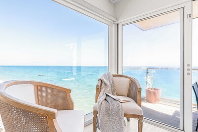 Big Rock Beach Retreat With Oceanfront Balconies, Direct Beach Access & Sweeping Sunset Views Pacific Coast Outlook by Avantstay