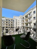 Apartamento Deluxe, balcón, vistas al jardín | Vistas desde la habitación