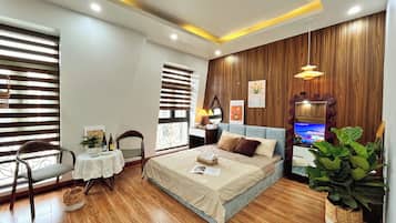 Luxury-Doppelzimmer, Stadtblick | Allergikerbettwaren, schallisolierte Zimmer, kostenloses WLAN