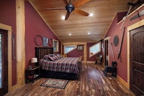 Cabana, várias camas, varanda, vista para a montanha (Little Deschutes Wildlife Lodge) | 3 quartos, Wi-Fi de cortesia