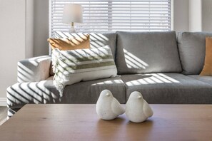 Televisión y chimenea 