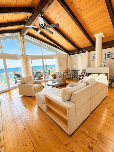 Ocean View | King Beds | Private Deck | Firepit-AC