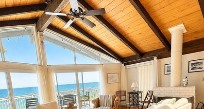 Ocean View | King Beds | Private Deck | Firepit-AC