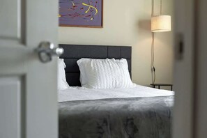 2 bedrooms, iron/ironing board, travel cot, WiFi