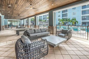 Terrace/patio - Near Disney, King Bed, Pet-Friendly Full Amenities (Winter Garden)