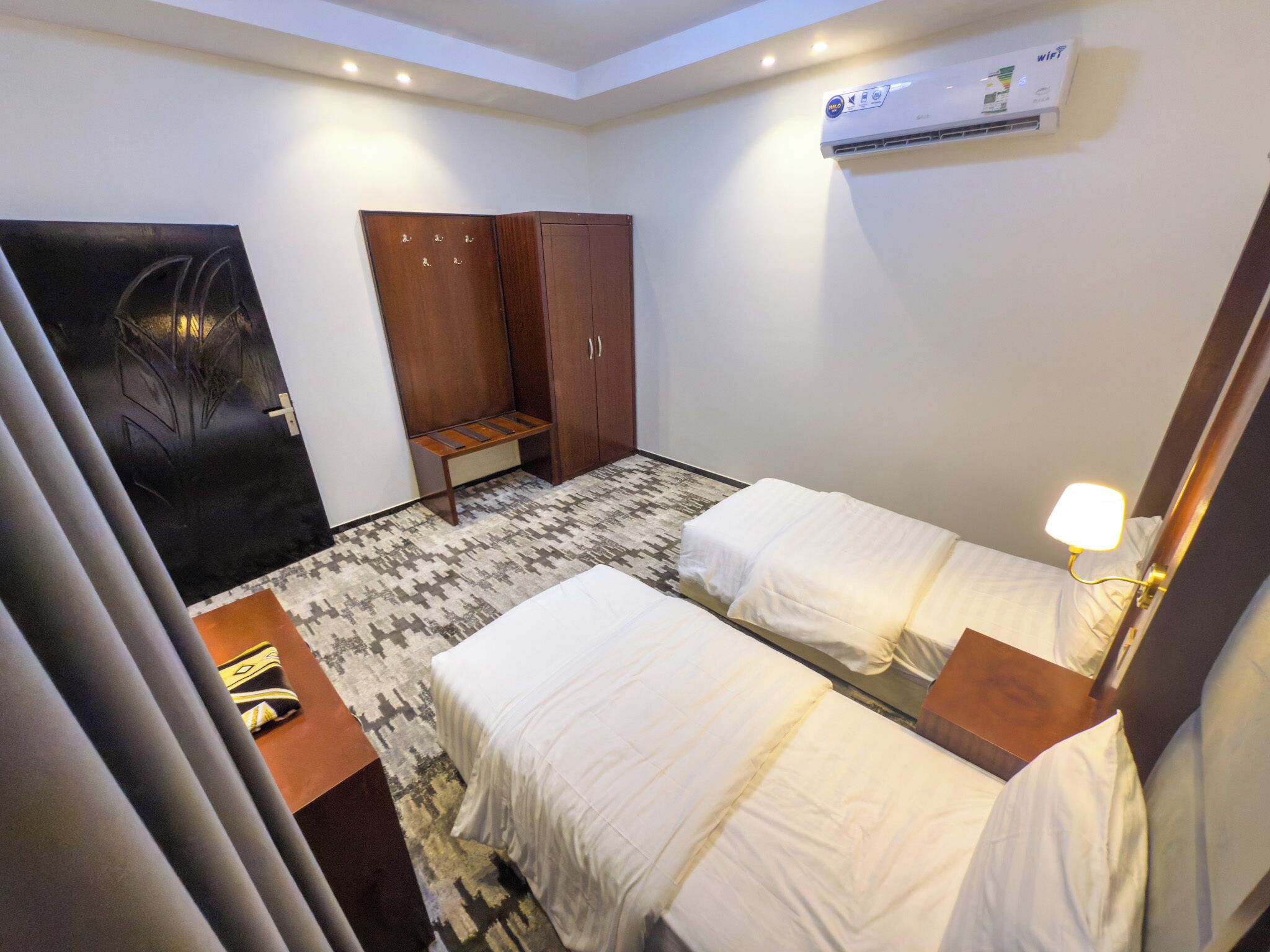 In-room safe, blackout curtains, soundproofing, iron/ironing board