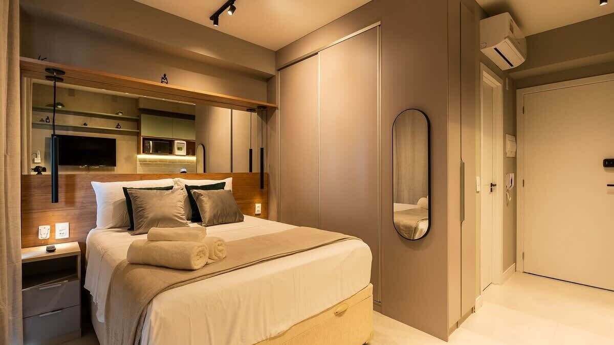 Appartement Familial, vue ville | Literie hypoallergénique, espace de travail pour ordinateur portable