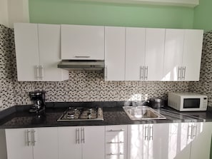 Deluxe-Suite, Stadtblick | Eigene Küche | Großer Kühlschrank, Mikrowelle, Herdplatte