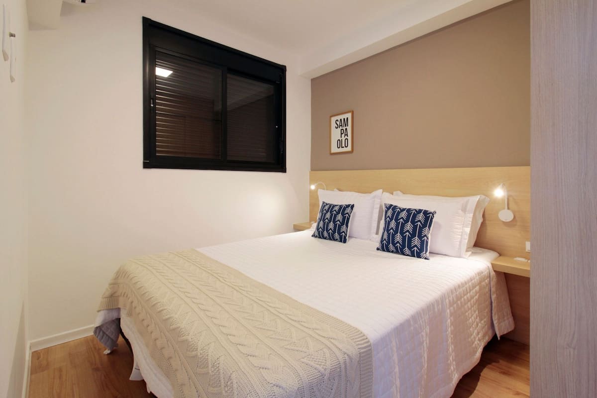 Comfort Apartment | Laptop workspace, blackout drapes, iron/ironing board, free WiFi