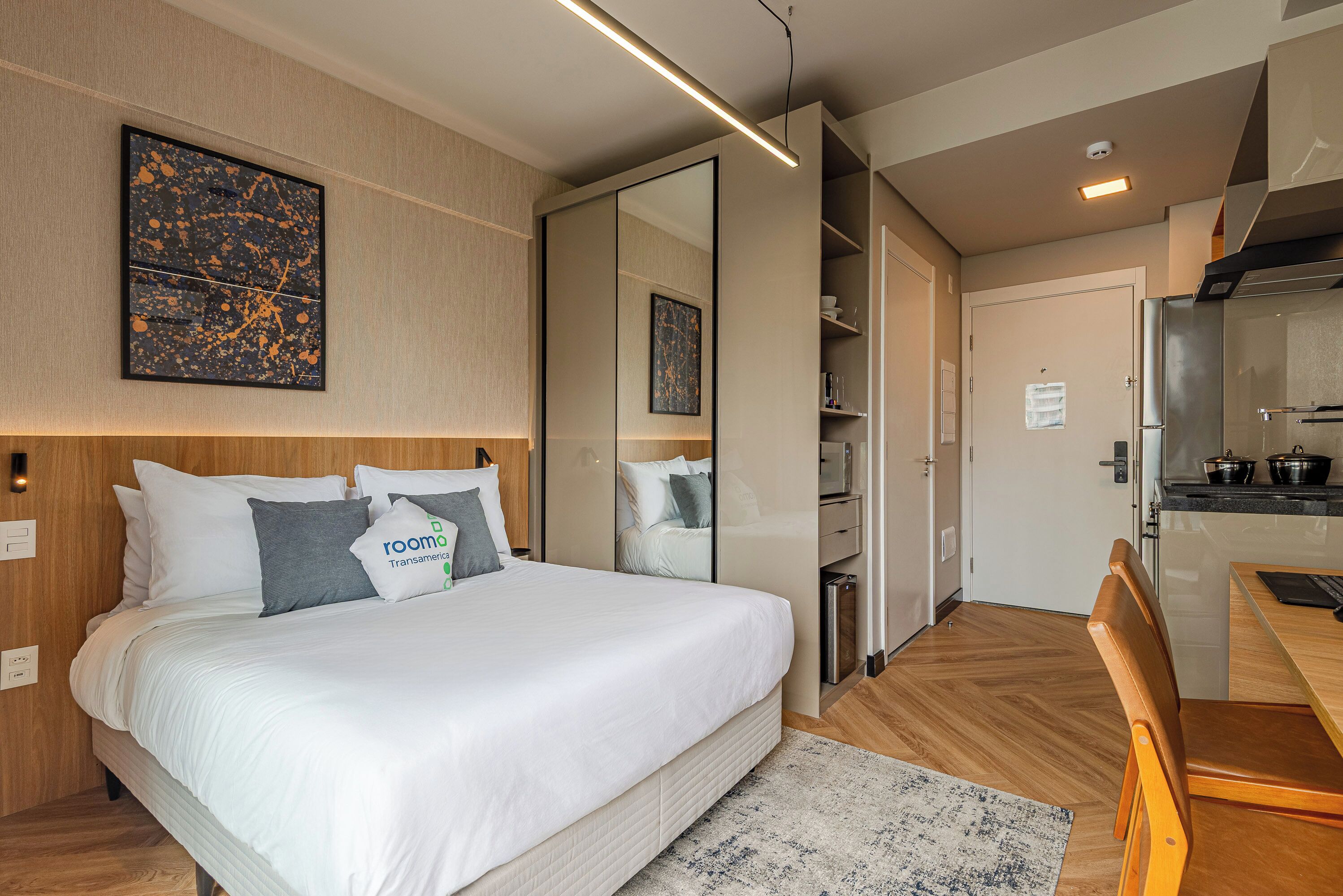 Studio | Vue de la chambre