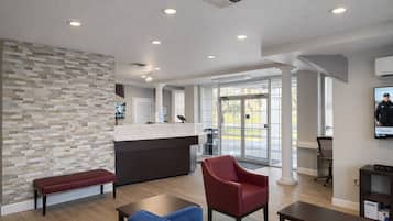 Sitteområde i lobbyen