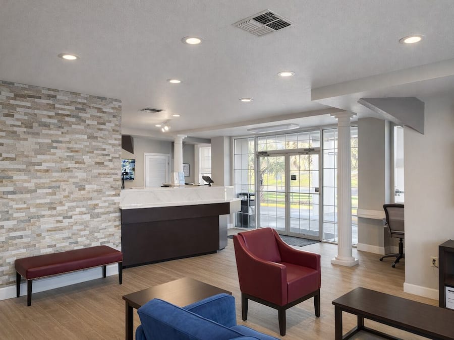 Lobby sitting area